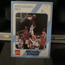 1989-90 Collegiate Collection/Coca-Cola North Carolina's Finest - Michael Jordan