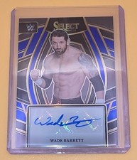 Wade Barrett #'d Autograph 2024 Panini Select WWE /49 Blue Prizm Parallel SL-WBR