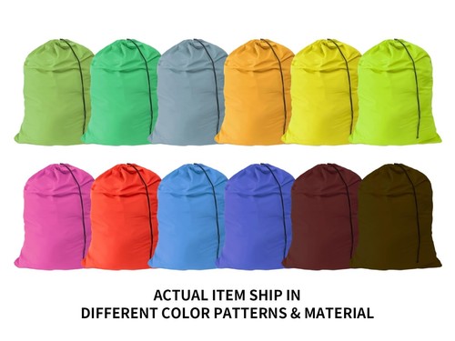 Extra Large Nylon Laundry Bag Travel Laundry Bags with Drawstring Closure Fit... - Picture 3 of 9