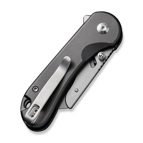 Civivi Elementum Utility Button Lock Pocket Knife Gray Aluminum Handle C23039B4 - Picture 6 of 8