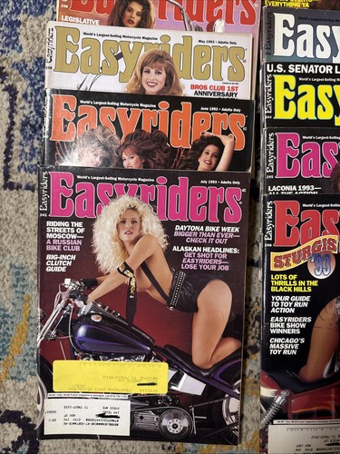 1993 Easyrider Motorcycle Biker Magazines 10 Issues. Missing Jan/Feb - Imagen 2 de 9