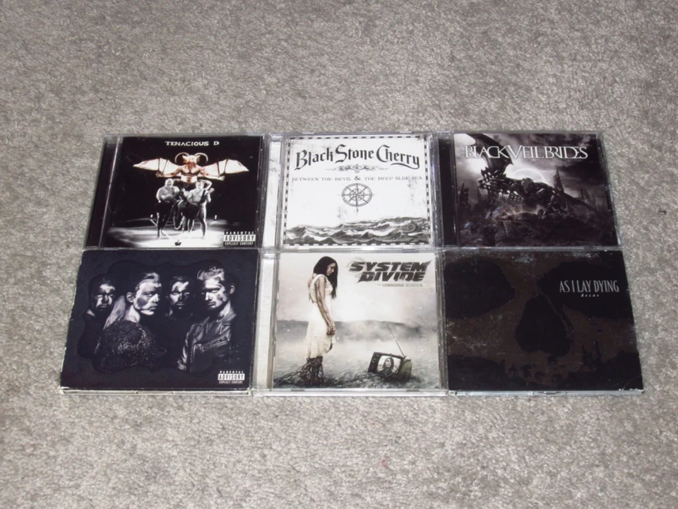 MASSIVE LOT OF 50 HEAVY METAL CDs! THRASH DEATH BLACK POWER PROG DJENT HARD ROCK Foto 4 de 4