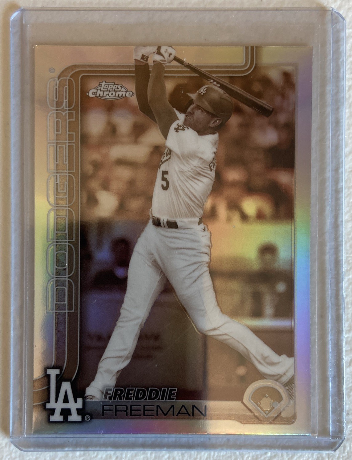 2025 Topps Chrome Sepia Refractors #23 Freddie Freeman