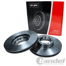 2X MAXGEAR BREMSSCHEBEIBEN 280mm BELÜFTET VORNE PASSEND FÜR OPEL MOVANO RENAULT