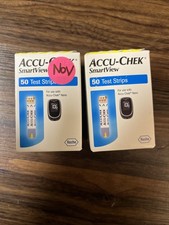 AccuChek SmartView Test Strips X2 50 Count Boxes Exp 11/30/2025 Free Shipping