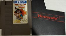 NES Game WHOMP 'EM Authentic Vintage Nintendo Tested Working w/ NES Dust Sleeve