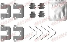 2x BREMSBELAGERSATZ 109-0104 QUICK BRAKE für HYUNDAI i10 III i20 III