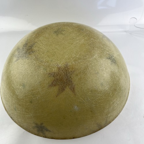 Lote 2 MCM Flor Fibra de Vidrio 14" GRANDES Cuencos para Servir Años 60 Retro Cocina De Colección - Imagen 10 de 12