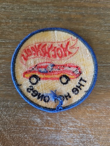 Vintage 1980s Hot Wheels Redline Corvette "The Hot Ones" Logo Patch - Bild 2 von 2