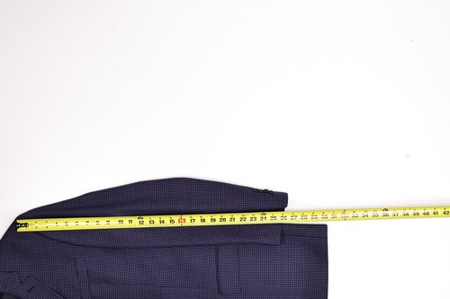 Giacca blazer Hugo Boss Lanifico Tesse Hutch4 blu a quadri 48 L - Foto 15 di 15