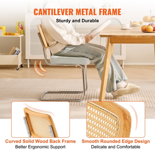 Uimoso Rattan Chairs Outdoor Patio Furniture Dining Chair 4PCS with Cushion - Picture 4 of 12