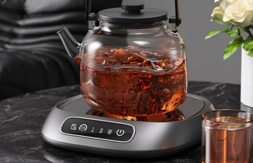 Elektr. Warmhalteplatte 3 Wärmestufen. Für 1 Std. Ideal auch gleich am PC