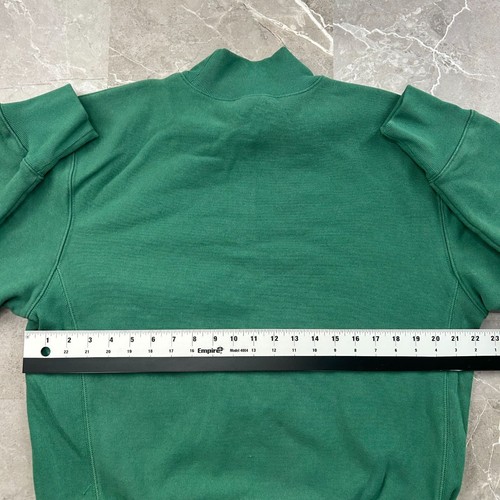 Vintage Champion Revese Weave Sweatshirt Herren Medium Stehkragen y2k grün - Bild 7 von 9