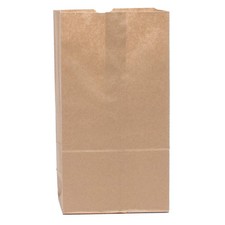 GRAINGER APPROVED 18406 Grocery Bag,Brown,PK500 12R028