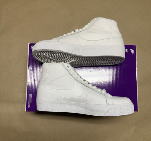 Talla 4 - Blazer Nike Zoom SB Mid Triple Blanco - Imagen 2 de 6