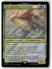 Sin, Unending Cataclysm (Surge Foil) Commander: Final Fantasy Foil MAGIC MTG NM 