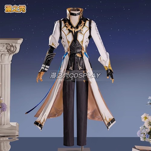 Men Cosplay Costume Khaslana Honkai:Star Rail Halloween Display Dress Full Suit - Picture 3 of 20