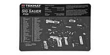 TekMat Sig P226 Mat 11"x17" Includes Small Microfiber TekTowel Tube R17-SIGP226
