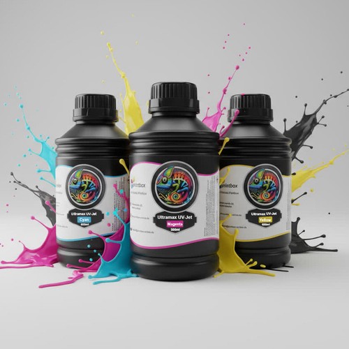UV LED Tinte für Feststoffe und Epson® Druckköpfe | UV Direktdruck | 500ml - Bild 2 von 10
