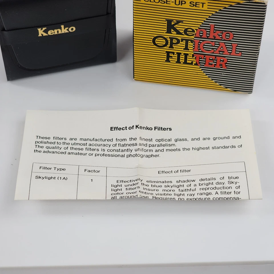 Vintage Kenko 49.0S NO.2 Camera Optical Filter Close-Up Set +1.2.4 49mm New  - Image 3 of 4