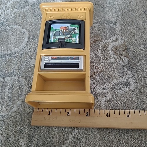 Fisher-Price Loving Family Dollhouse 1999 TV televisión con VCR (sin cintas) - Imagen 5 de 6