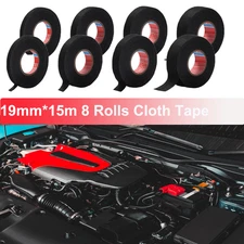 8 Rolls Cloth Tape Wire Electrical Wiring Harness Car Auto SUV truck 19mm*15m US