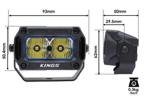 7" Performance Lighting Pack Driving Lights and Work lights - Picture 3 of 12