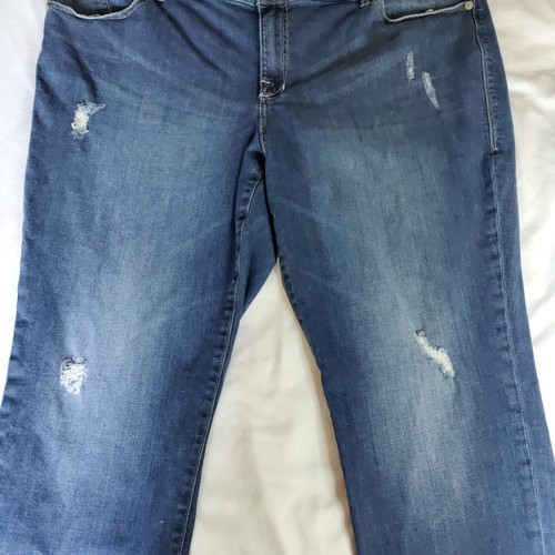 Rock And Republic Indee Boyfriend Jeans Women's 24W M Distressed Denim Stretch - Picture 4 of 19