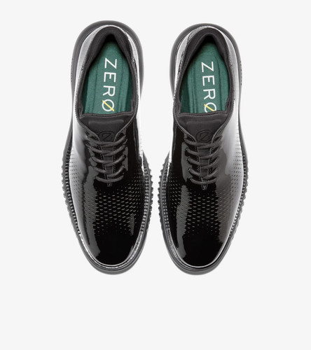 Cole Haan C37085 Größe 8 Herren Zerogrand Laser Wing Oxford Schwarz Lack - Bild 4 von 5