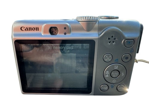 Canon Digital Camera PowerShot A1100 IS 12.1MP Silver no memory card. Tested - Picture 4 of 6