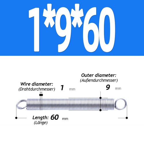 1.0mm Stainless Steel Spring Expansion Extension Tension Springs 20mm-300mm - Picture 87 of 142