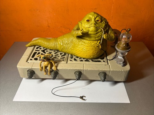 Juego de acción Jabba The Hutt Star Wars ROTJ Kenner 1983 100 % completo - Imagen 10 de 10