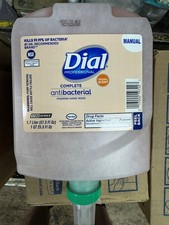 Dial Antibacterial Foaming Hand Wash Manual 3pk 1.7 Liter 57.5 oz ea EXP 1/2028 0.70 per fl oz