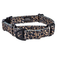 Kindred Reflective Martingale Dog Collar w/ Metal Buckle - Animal Prints Series
