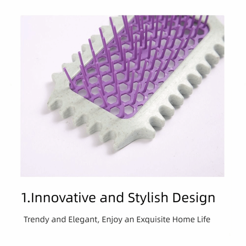 Three-pronged Design Pointed Hair Comb Massage Hair Brush Styling Tool - Photo 9/15