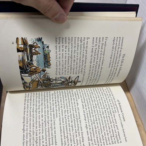 ADVENTURES OF ROBINSON CRUSOE - DANIEL DEFOE Easton Press Collectors Edition - Picture 16 of 16