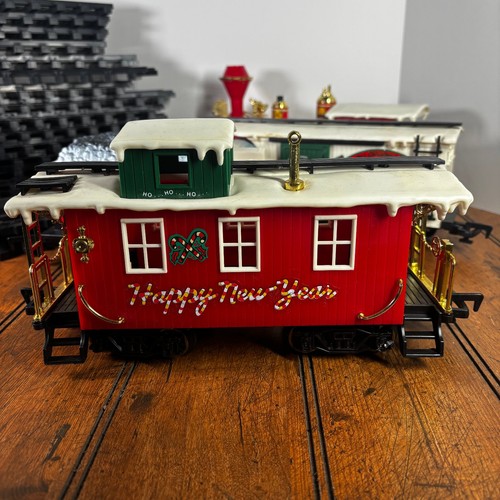 New Bright Santa Original Holiday Train Set #187 Musical Christmas Express AS-IS - Picture 2 of 24