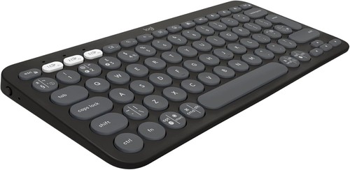Logitech Pebble Keys 2 K380s,Slim Keyboard Multi Device Bluetooth Wireless - Picture 1 of 7