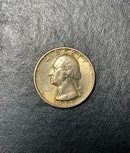 1932-P Washinton Quarter First Year of Issue Uncirculated TONED!