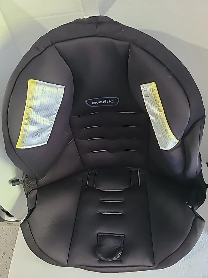 Evenflo Safemax Black Litemax Baby Seat Cover Fabric Padding Cushion - Image 4 of 4