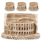 4-teiliges römisches Kolosseum-Ornament: Antikes Architekturmodell -