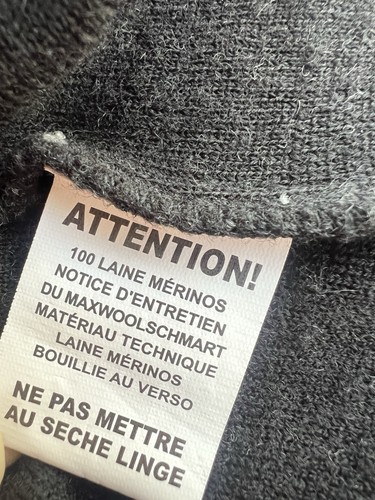 KÜHL Men’s Sweater Jacket Charcoal Gray 100% Merino Wool Pockets Sz XL - Bild 11 von 11