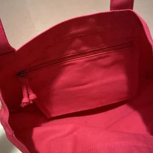 ESPRIT Vintage Throw-back 90's Pink Canvas Tote NWT Authentic - Picture 7 of 8