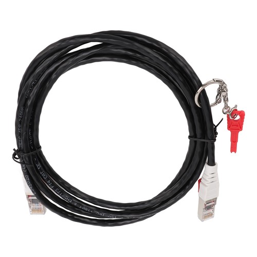 2m Cat5e Ethernet Cable W/ Lock Twisted Pair Network Jumper Internet Cable - Afbeelding 9 van 22