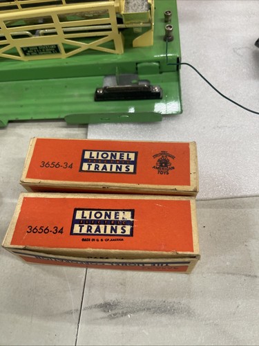 Lionel Postwar 3656 Oper. Cattle Car Set [1952-55] Original Boxes - Picture 5 of 20