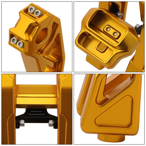 Handlebar Risers with Gauge Mount Fit For Harley Softail Fat Bob 2018-2025 - Foto 10 di 15