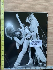 Eddie Van Halen & David Lee Roth On Stage Performance Sene Book Photograph