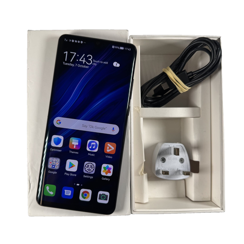 Huawei P30 Pro VOG-L09 entsperrt 128GB Single Sim schwarz durchschnittlicher Zustand 325