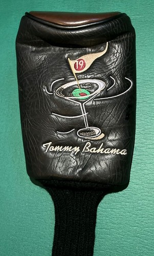 Cubierta de cabeza de conductor de club de golf Tommy Bahama "Relax" agujero 19 negro - Imagen 2 de 5