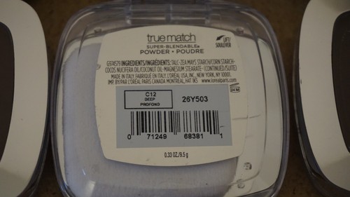 6 Set LOreal True Match Super Blendable Powder C12 Deep | 0.33oz / 9.5g - Picture 3 of 3